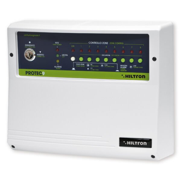 Centrale Antifurto 9 Zone ( 8zone+24H) Hiltron PROTEC9