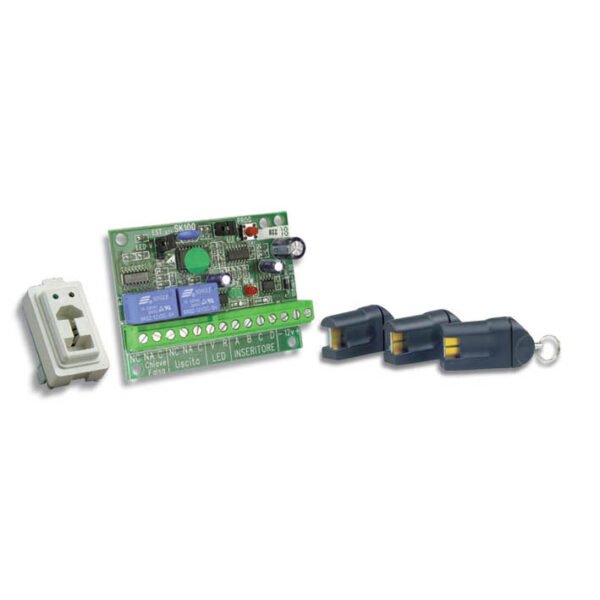 Kit Chiave Ad Inserimento Con Tre Chiavi Scheda E Inseritore Serie Magic SK103