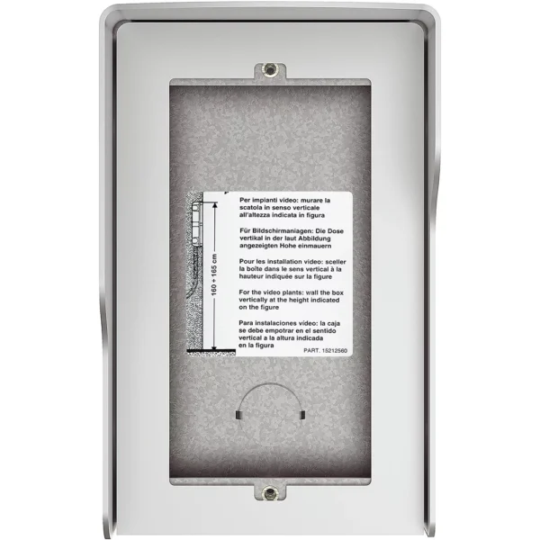 Scatola superficiale 2 modulo allmetal – BTI 350621