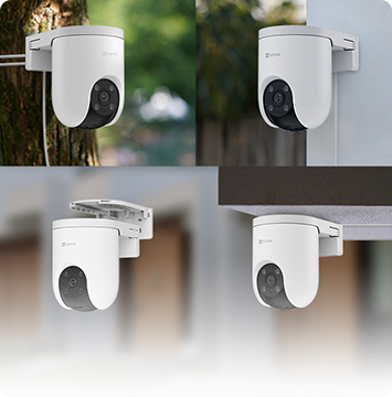 EZVIZ H8c Pro 2K+ – telecamera Wi-Fi motorizzata da esterno - immagine 3