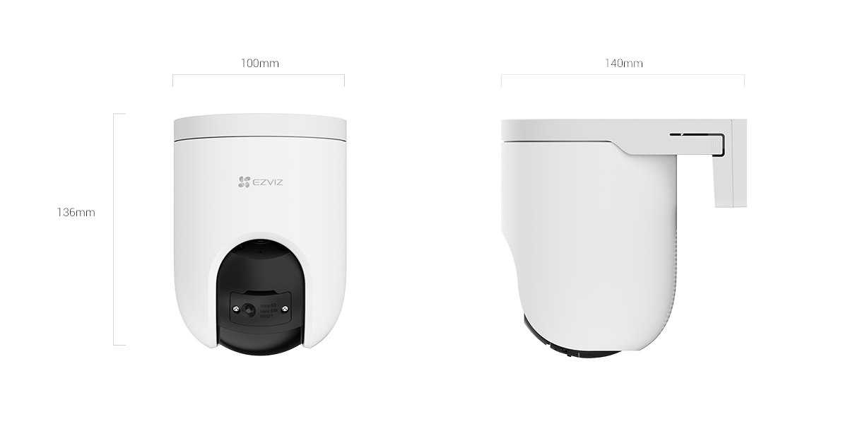EZVIZ H8c Pro 2K+ – telecamera Wi-Fi motorizzata da esterno - immagine 6