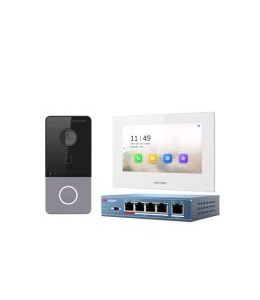 Kit videocitofono IP 2Mpx display touch screen 7"