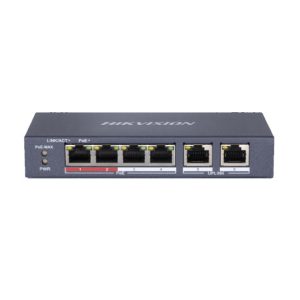 Pro 6 porte unmanaged 4 PoE 100Mbps 35W+ 2 uplink 100 M