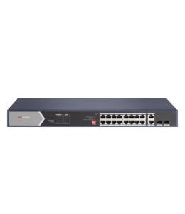 20 porte unmanaged 16Gbps PoE 220W+2 uplink Gbps+2 SF