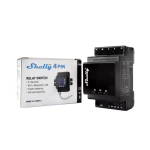 Shelly Pro 4PM relè da guida DIN 4 canali