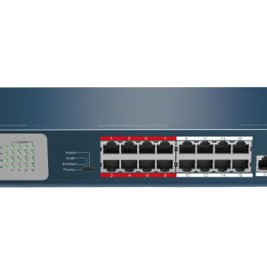 18 porte unmanaged 16 Mbps PoE+1 Uplink Gbps+1 SFP