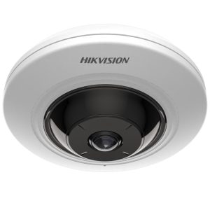IP Fisheye panoramica 5 Mpx lente 1.05mm con audio,microfono,allarme