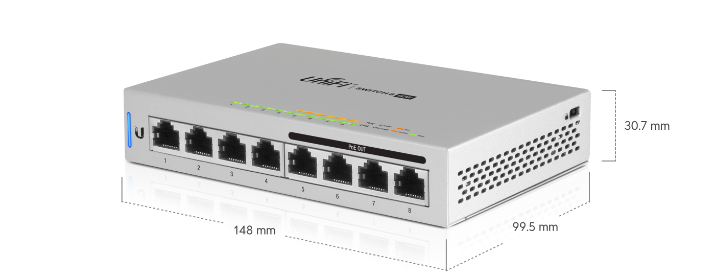 Ubiquiti UniFi Switch 8 PoE 60W - immagine 7