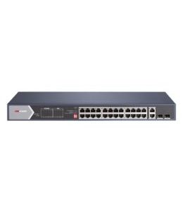 28 porte unmanaged 24Gbps PoE 370W+2 uplink Gbps+2 SF